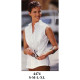 Molde de Blusa cuello mao entallada | 4474