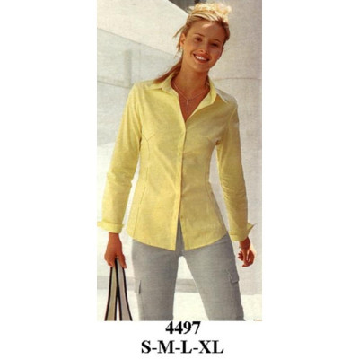 Molde de Blusa camisera con pinza de pecho | 4497 Molde de Blusa camisera con pinza de pecho | 4497