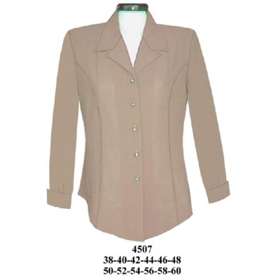 Molde de Blusa corte princesa puño con colleras | 4507 Molde de Blusa corte princesa puño con colleras | 4507