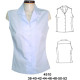 Molde de Blusa cuello sport corte princesa | 4510