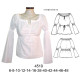 Molde de Blusa gitana con amarra bajo busto | 4519 Molde de Blusa gitana con amarra bajo busto | 4519