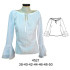 Molde de Blusa gitana con rocha en mangas | 4521