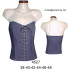 Molde de Corse strapless | 4527