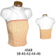 Molde de Strapless con hilo | 4548