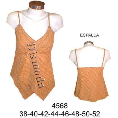 Molde de Blusa cruzada con corte bajo busto | 4568