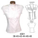 Molde de Blusa con corte bajo busto y alforzas en delantero | 4581 Molde de Blusa con corte bajo busto y alforzas en delantero | 4581