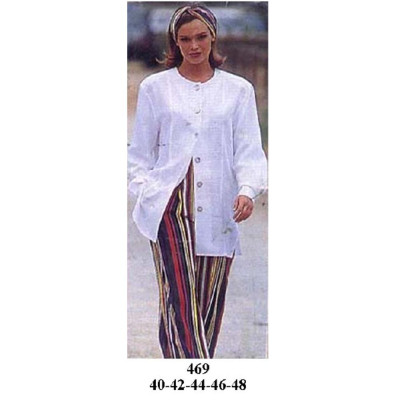 Molde de Blusa delantero con corte | 469 Molde de Blusa delantero con corte | 469