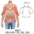 Molde de Blusa con ruedo amplio | 4697