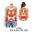 Molde de Blusa con tirantes y sisa con vivo, ruedo amplio | 4700