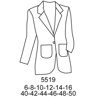 Molde de Blazer colegial | 5519