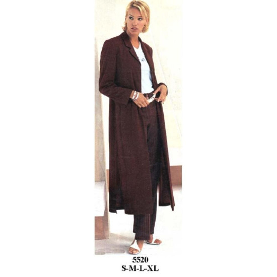 Molde de Blazer largo con tajos | 5520