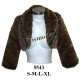 Molde de Bolero de piel cuello smoking | 5543 Molde de Bolero de piel cuello smoking | 5543