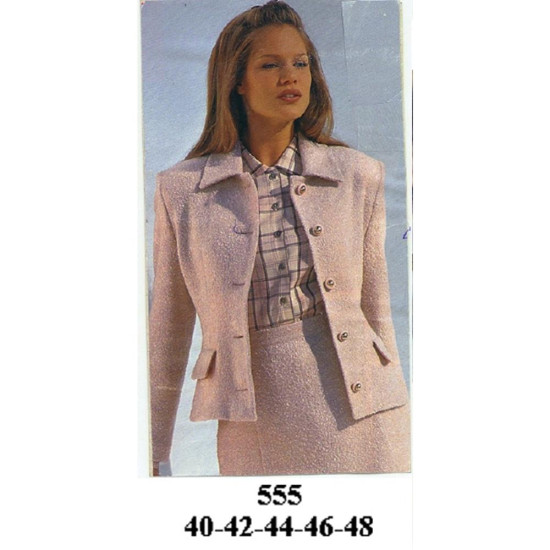 Molde de Blazer semi-entallado | 555