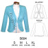 Molde de Blazer con amarra | 5604