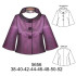Molde de Chaqueta corta semi evase, manga ¾ | 5656