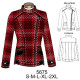 Molde de Chaqueta cruzada con cierre y cuello mao entallada | 5675 Molde de Chaqueta cruzada con cierre y cuello mao entallada | 5675