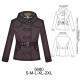 Molde de Chaqueta cruzada cuello mao abierto (largo 64cms) cruce 9 centímetros | 5680