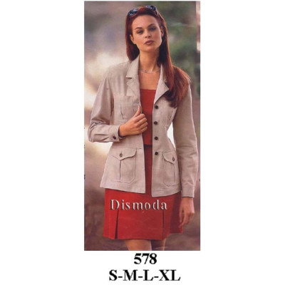 Molde de Blazer zafari | 578 Molde de Blazer zafari | 578