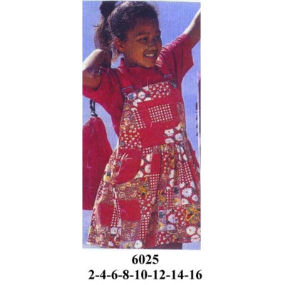 Molde de Falda jardinera niña | 6025