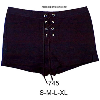 Molde de Short con ojetillos | 745 Molde de Short con ojetillos | 745