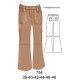 Molde de Pantalón cargo a la cadera | 754 Molde de Pantalón cargo a la cadera | 754