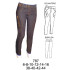 Molde de Pantalón ajustado a la cadera pretina con velcro | 787