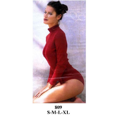 Molde de Malla body con cuello | 809