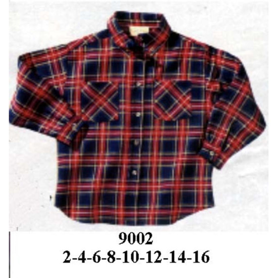 Molde de Camisa de niño con canesú en espalda | 9002