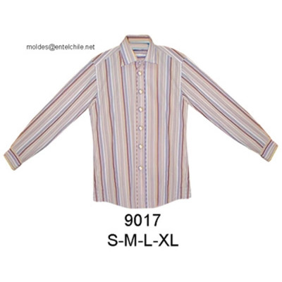Molde de Camisa hombre estilo italiano | 9017 Molde de Camisa hombre estilo italiano | 9017