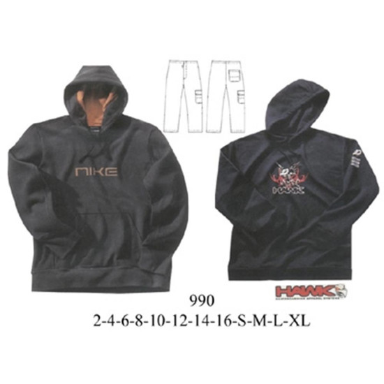 Molde de Conjunto deportivo largo con gorro basta en puno | 990 Molde de Conjunto deportivo largo con gorro basta en puno | 990
