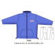 Molde de Conjunto deportivo cuello y cierre simple ,pantalón ancho | 9904