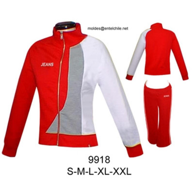 Molde de Conjunto deportivo juvenil, entallado | 9918 Molde de Conjunto deportivo juvenil, entallado | 9918