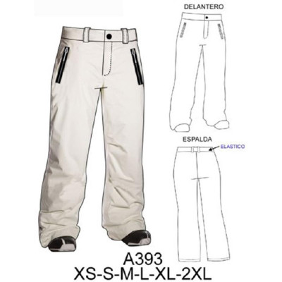 Molde de Pantalón nieve mujer | A393 Molde de Pantalón nieve mujer | A393