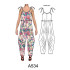 Molde de Jumpsuit bombacho | A534