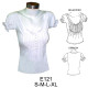 Molde de Camiseta con fruncido en delantero y mangas | E121