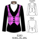 Molde de Camiseta con bolero sobrepuesto | E253