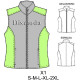 Molde de Sudadera polar sin mangas corte princesa | X1
