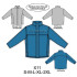 Molde de Parka con sudadera | X11