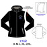 Molde de Chaqueta manga y gorro desmontable | X16R