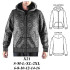Molde de Sudadera de hombre semi entallado con gorro | X21