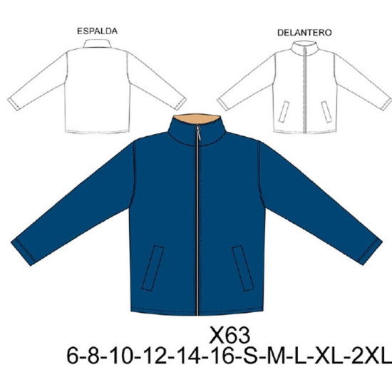Molde de Sudadera polar | X63 Molde de Sudadera polar | X63
