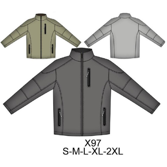 Molde de Chaqueta softshell | X97 Molde de Chaqueta softshell | X97