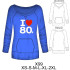 Molde de Sudadera larga raglan escotado (largo 71 cms) | X99