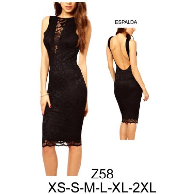 Molde de Vestido espalda descubierta | Z58 Molde de Vestido espalda descubierta | Z58