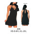 Molde de Vestido con cuello y tirantes semi evase | Z95