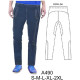 Molde de Pantalón deportivo pitillo, corte curvo en rodilla y espalda | A490 Molde de Pantalón deportivo pitillo, corte curvo en rodilla y espalda | A490