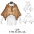Molde de Capa kimono cuello grande | E96