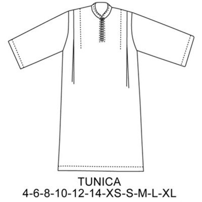 Molde de TUNICA | TUNICA Molde de TUNICA | TUNICA