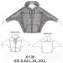 Molde de Sudadera murciélago con gorro | X139