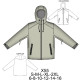 Molde de Chaqueta con gorro | X55